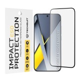 Folie sticla Xiaomi Poco F8 Pro Asteroid GSM ESD Glass, negru