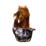 Bol decorativ din lemn balinez Abstract Fountain of Youth, L