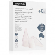 Suavinex Anatomical Nasal Aspirator Replacements capete anatomice de rezervă pentru aspirator nazal 12 buc