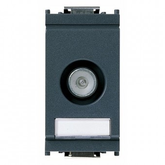 Vimar Priza modulara TV, 5-2400MHz, 20dB, negru