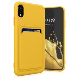 Husa Kwmobile pentru Apple iPhone XR, Galben, Silicon, KWM0000134H012C, Carcasa