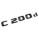 Emblema C 200d pentru spate portbagaj Mercedes, Negru