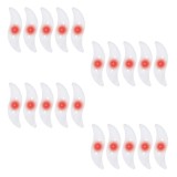 Set 20 lumini ambientale LED cu 3 moduri de iluminare pentru Bicicleta, Rosu