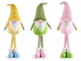 Cumpara ieftin Set 3 figurine Gnomi textil multicolor 17x13x60 cm