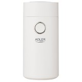 Rasnita de cafea Adler AD 4446 alba, 75 g, 150 W, cu capac transparent