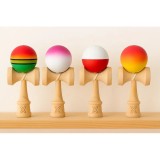 Cumpara ieftin Kendama X 18 cm cu bilă cauciucată &ndash; lemn natural, design premium- KEND5531