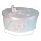 Cutie trusou botez fundite roz cu buline si ursulet, Denikos&reg; 4