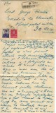 NI1092 Plic cu scrisoare expediat de la Călărași, județul Ialomița la Escadrila 20 Observație, ștampilă OPM 30 și Cenzurat Călărași, 1942