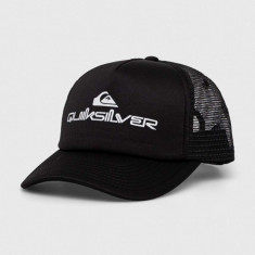 Quiksilver sapca culoarea negru, modelator