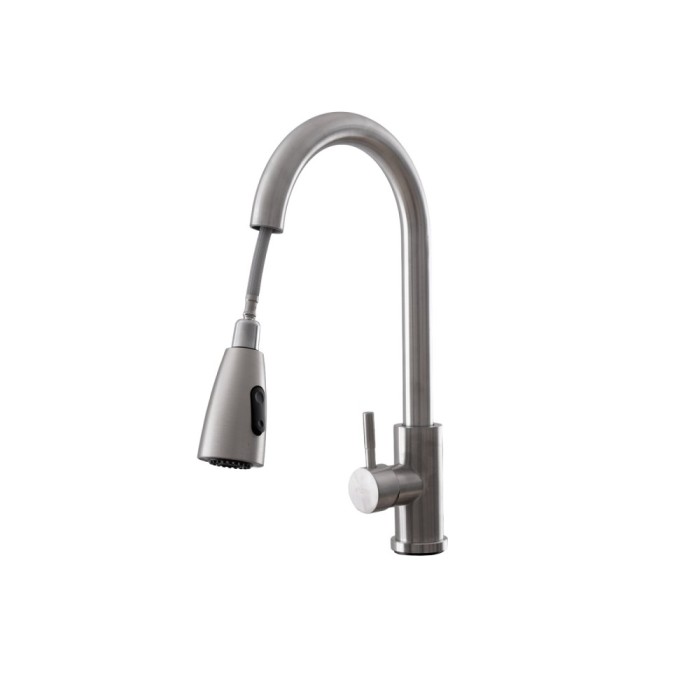 Baterie bucatarie cu dus extractabil si doua functii, seria VITAL FLOW FB-014-1 Innovative ReliableTools