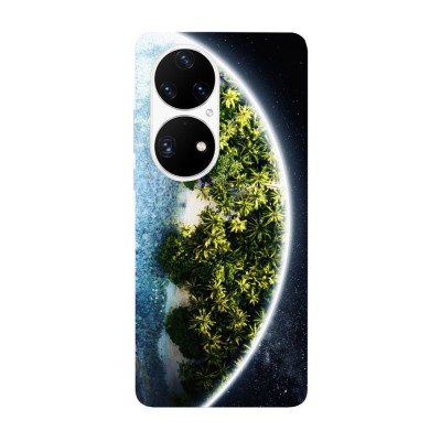 Husa compatibila cu Huawei Nova 8i model Planet Island, Silicon, TPU, Viceversa foto