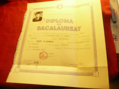 Diploma Bacalaureat Liceul I.L. Caragiale 1981 foto