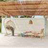 VidaXL Copertină laterală retractabilă de terasă, crem, 200x600 cm 317971