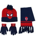 Șapcă pentru copii cu fular și mănuși SPIDERMAN