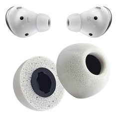 Set 2 dopuri Edman din spuma cu memorie pentru casti Samsung Galaxy Buds Pro, marimea M, Gri