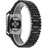 Cumpara ieftin Curea iUni compatibila cu Apple Watch Ultra/SE/8/7/6/5/4/3/2/1, 42mm, Luxury, Otel Inoxidabil, Black