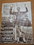 Revista sport august 1965 - art. giurgiu,calarasi,oltenita ,timisoara