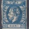 ROMANIA 1871/72 LP 31 b REGELE CAROL I CU BARBA 10 BANI ALBASTRU STAMPILAT