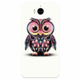 Husa silicon pentru Huawei Y5 2017, Colorful Owl Illustration
