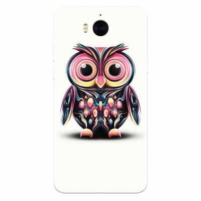 Husa silicon pentru Huawei Y6 2017, Colorful Owl Illustration foto