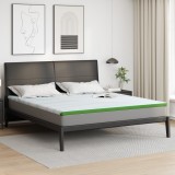 vidaXL Păturile pentru saltea Altele Alb și Verde 200 x 200 cm