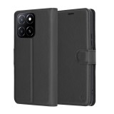 Husa Honor X5b Techsuit Leather Folio, negru