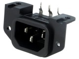 Conector Alimentare AC Tată 10A 250VAC IEC 60320