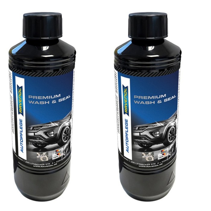 Pachet 1 litru sampon auto Ravenol Premium Wash and Seal