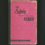 Tabele Matematice Uzuale - Editura Tehnica - Carte Matematica