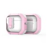Husa pentru Apple AirPods 4 - Dux Ducis PECN Series - Pink / White