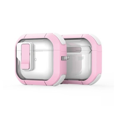 Husa pentru Apple AirPods 4 - Dux Ducis PECN Series - Pink / White foto