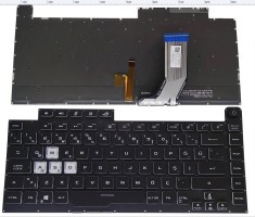 Tastatura Laptop Asus ROG Strix G G531GV-AL072 Rog layout us cu iluminare RGB foto