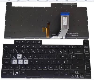 Tastatura Laptop Asus ROG Strix G531GU Rog layout us cu iluminare RGB ...