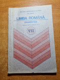 Manual - limba romana - gramatica - pentru clasa a 7-a - din anul 1991, Clasa 7