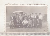 bnk foto Excursionisti langa autocar Skoda 706 RTO - 1962