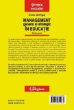 Management general si strategic in educatie. Ghid practic | Alois Ghergut, Polirom