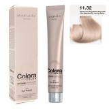 Blond foarte deschis platinat bej cald 11.32 Vopsea Colora MaXXelle cu extract de Goji 100 ML