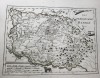 Harta veche Banat (Banatul istoric, Banatul Timisoarei) gravura 1791- von Reilly
