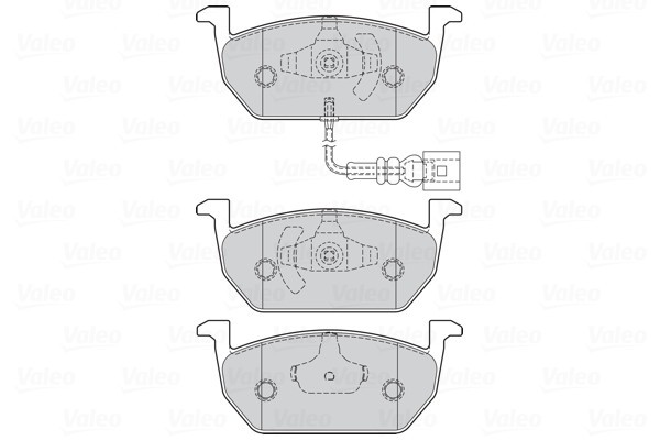 VALEO 302222 FIRST set placute frana,frana disc