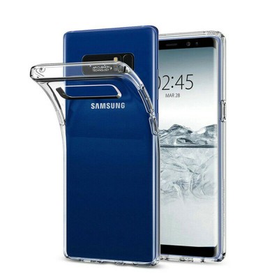 Husa Pudding Optim Silicon Protect Ultra Clear pentru Samsung Galaxy Note 8 Transparent foto