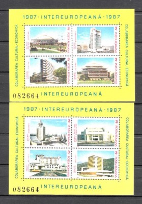 A11 TX2 5 - 1987 Colaborarea cultural-economica intereuropeana blocuri de patru foto