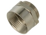Adaptor filet PG21 M25 din alamă cu acoperire nichel SKINDICHT&reg;