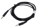 Cablu Audio Jack 3.5mm 3-Pin 2.5m Negru