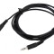 Cablu Audio Jack 3.5mm 3-Pin 2.5m Negru