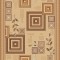 Traversa Model Print 1257 Latime 60cm Diverse Lungimi Bej Maro