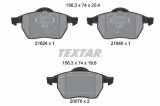 Set placute frana TEXTAR 2162402