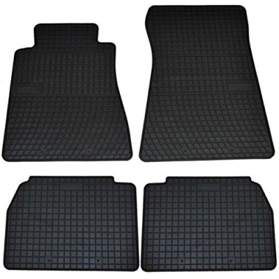 Set covorase auto din cauciuc Mercedes W201 E190 1982-1993 culoare Negru, presuri BestAutoVest, 4 buc. AutoDrive ProParts foto
