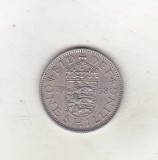 Bnk mnd Marea Britanie Anglia 1 shilling 1958, Europa