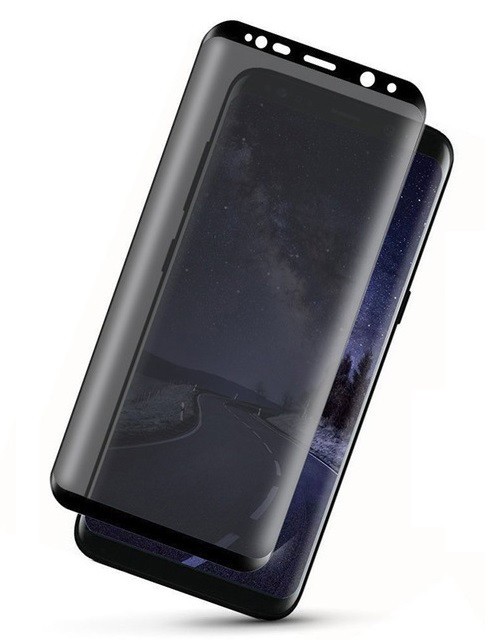 Set 2 folii de sticla Samsung Galaxy S9, Privacy Glass MyStyle, folie securizata duritate 10H
