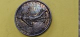 Franta 5 FRANCS franci 1960 argint , 12 grame , 0.835 , patina deosebita
